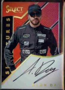ALON DAY 2017 Panini Select Prizm AUTO #'d Insert 6/25. NASCAR - Picture 1 of 1