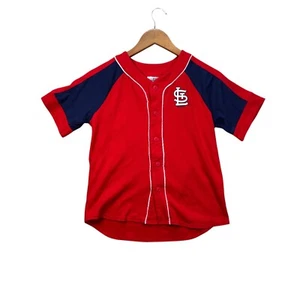 Camiseta deportiva roja de béisbol de los Cardenales de San Luis MLB para mujer/niños niño niña M 10/12 - Imagen 1 de 4