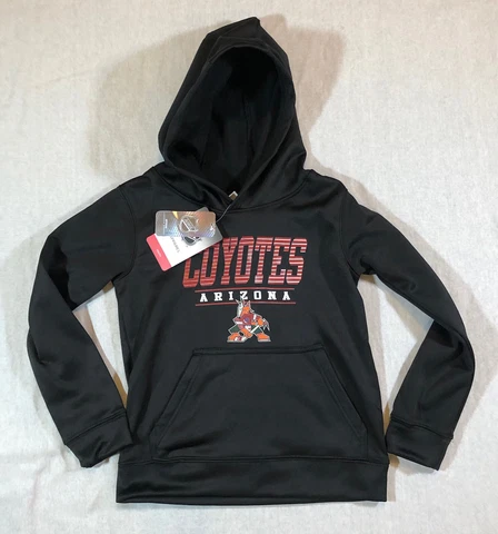 Arizona Coyotes Hoodie YOUTH SMALL (8) Sweatshirt Black NHL Apparel Cover