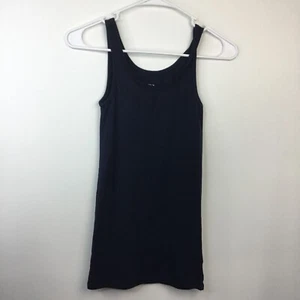Merona Girls Small Navy Sleeveless T-Shirt - Picture 1 of 3