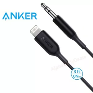Anker 3.5mm Audio Cable with Lightning Connector Apple Adapter MFi Certified - Picture 1 of 3