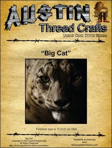 Big Cat by AustinThreadCrafts cross stitch pattern - Imagen 1 de 2