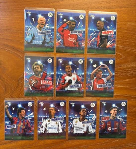Complete Master Set 2023-24 Topps Chrome UEFA UCC TIFO Case Hit Messi Ronaldo - Picture 1 of 2