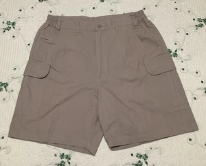 MUJERES Talla L FIELD & FOREST BRONCEADO CARGO CAQUI SENDERISMO CINTURA ELÁSTICA PARCIAL PANTALONES CORTOS - Imagen 1 de 8