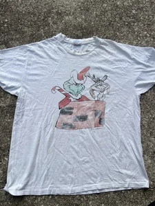 Sehr seltenes 80s Vintage Have A Grinch’s Christmas The Grinch Tee Size Xl - Bild 1 von 5