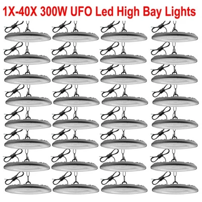 40PACK 300W UFO Led High Bay Light Industrial Factory Warehouse Commercial Light - Image 1 of 4