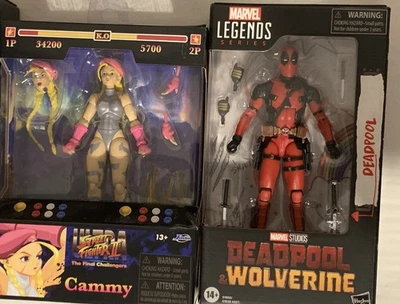 Deadpool & Cammy Player 2 Jada Street Fighter Marvel Legends Hasbro 2 Nuevo en EE. UU. Foto 1 de 4