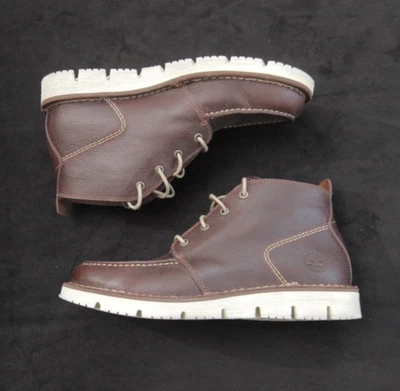 Timberland Westmore Chukka Boots Mens Mid Lace US 9.5 Brown Leather - Image 1 of 4
