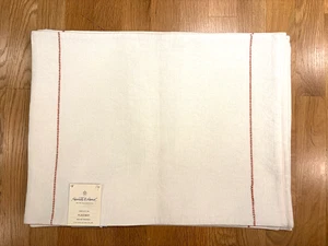 Hearth & Hand Magnolia Dining Placemats White Coral Linen/Cotton Farmhouse SET 8 - Picture 1 of 7