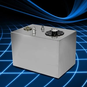 12 GALLON/45L ALUMINUM LIGHT SLIM FUEL/GAS TANK CELL+LEVEL SENDER+NECK TOP-FEED - Picture 1 of 4