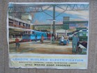 Original BR small poster London Midland Electrification Stafford station 1963
