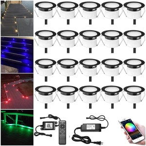 LED Deck Light Kit, 20pcs Φ1.77 WiFi Wireless Smart Phone Control Low Voltage... - Picture 1 of 9