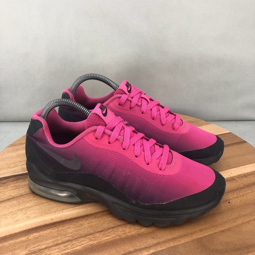 Scarpe da corsa Nike Air Max Invigor rosa caldo nere sneakers sportive ragazze 6 5 anni