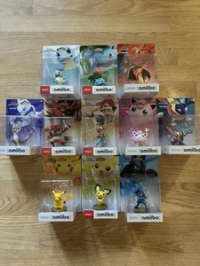 Lote de 11 Pokemon Amiibo Super Smash Bros. Pikachu Charizard Mewtwo Squirtle - Imagen 1 de 2