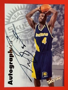 Skybox Premium Autographics 1997-98 #NNO Travis Best - Imagen 1 de 2