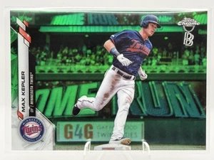 2020 Topps Chrome Ben Baller Edition #124 Max Kepler Green Refractor #/99 - Picture 1 of 2