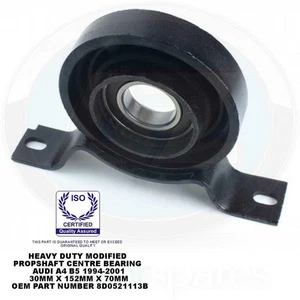 For Audi A4 B5 S4 RS4 Propshaft propeller shaft centre support bearing 30X152X70 - Picture 1 of 1