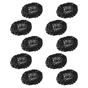  Gorra de redes para el cabello de 10 piezas: redes elásticas para el cabello para mujeres y niñas cubiertas de malla para el cabello - Imagen 1 de 12