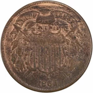 1865 Two Cent Piece BU Uncertified #224 - Picture 1 of 2
