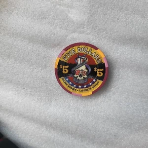 5 $ (fünf Dollar) Blackjack Chip - Golden Nugget, Laughlin NV - Bild 1 von 2