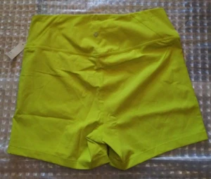 Pantalones Cortos Atléticos Core 10 Talla 2X Verde Lima Mujer Mediano Levantamiento Cintura Oculta Pock - Imagen 1 de 6