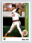 1989 Upper Deck Card, #555 Mike Witt, California Angels Hall Of Fame