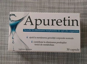 APURETIN SLIMMING 30 CAPS DIET CELLULITE DETOX WATER LOSE WEIGHT - Picture 1 of 3