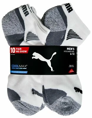 PUMA Ladies' No Show Sock, 4, 7,8,9, 10-pair - Image 1 of 4
