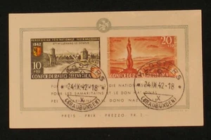 Switzerland Souvenir Sheet Scott Nr. B119 fine used - Picture 1 of 1