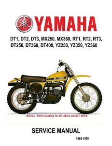 YAMAHA MX250 MX360 DT1 DT2 DT3 RT1 RT2 RT3 DT250 DT400 SERVICE REPAIR MANUAL CD - Picture 1 of 2
