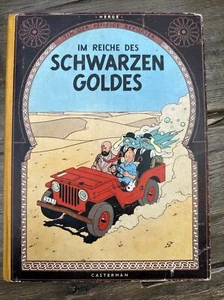 Tim und Struppi, Im Reiche des Schwarzen Goldes, Casterman um 1963 - Picture 1 of 8