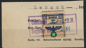 Germany Nazi era local revenue Lebach fiscal - Picture 1 of 1