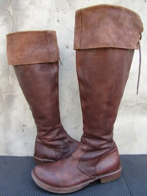 Fiorentini Baker Marrón Plegable Alto Eli Motociclista Mujer Cremallera EUR 39 | US 9 Foto 1 de 4