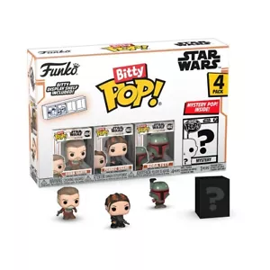 Funko Bitty Pop Star Wars Mandalorian Cobb Vanth / Fennec Shand / Boba Fett 4 Pk - Picture 1 of 6