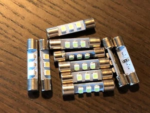 10 Nuevas Bombillas LED Naranja 8V Fusible Lámpara para Marantz Sansui Pioneer Kenwood - Imagen 1 de 2