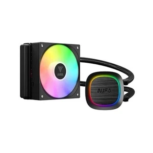 GAMDIAS 120mm AIO CPU Water Cooler, Rotatable Pump, MB Sync ARGB PWM Fan, 30 Bui - Photo 1/9
