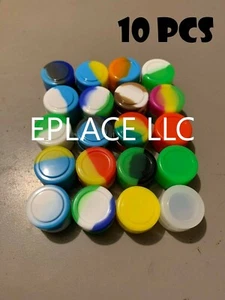 2ml Silicone Container Mixed Color Case 10pcs Food Storage Non-Stick Round Jar - Picture 1 of 12