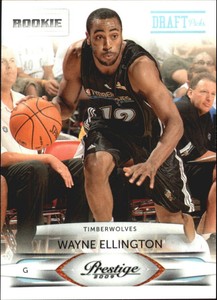 2009-10 Prestige Draft Picks Light Blue Basketball Card #228 Wayne Ellington/999