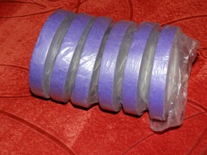 6 ct USC Purple Masking Tape .75" x 55M Rolls Car Paint, Body Detailing - Picture 1 of 2