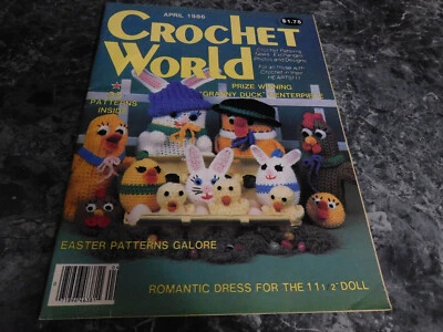 1986 年 4 月钩针世界杂志 — 第 1/2 张图片