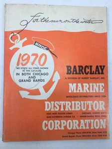 Barclay Marine Distributor Corp 1970 Catalog Boat Supplies Pettit Paints - Picture 1 of 11