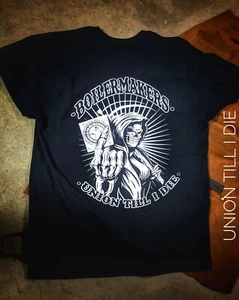 Camiseta Union Boilermakers Grim Reaper Union till I die Todas las tallas - Imagen 1 de 3