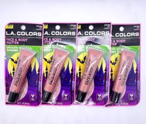 L.A. Colors Face & Body Glitter Smooth Formula Shimmer 4PK x 0.5 oz - Picture 1 of 4