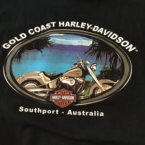 Camiseta Harley-Davidson Hombre XL Gold Coast Australia Negra - Imagen 1 de 5