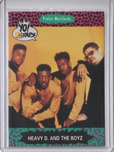 1991 Pro Set Yo! MTV Raps #39 Heavy D and The Boyz - Bild 1 von 1