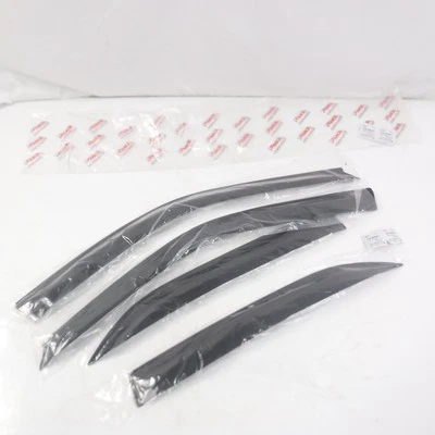 Protectores de lluvia de ventana lateral con cinta JDM de 4 piezas para Honda Civic Sedán 1996-2000 Foto 1 de 3