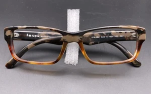 Monturas para gafas Prada VPR 16M QE1 101 marrón borde completo 53-16-140 15882 - Imagen 1 de 10