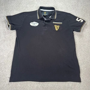 Polo Guinness Ireland Negro Est 1759 Marca 59 Para Hombre Grande - Imagen 1 de 12