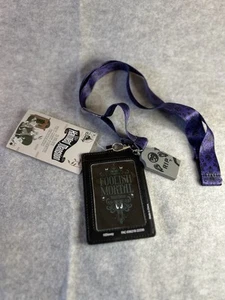 Disney Parks Haunted Mansion Ausweishalter Schlüsselband Tapete Abzeichen Halter Schlüsselanhänger - Bild 1 von 6