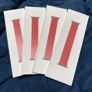 Apple Watch Braided Solo Loop Band GUAVA  Size 5 - 38mm, 40mm, 41mm and 42mm - Picture 1 of 2